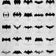 Image for article titled 72 Years of Batman Logos on a Single Poster
